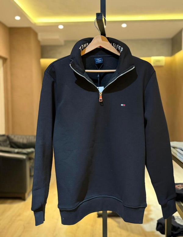 V.D Locaste Fermuarlı Yarım Balıkçı Yaka Sweatshirt