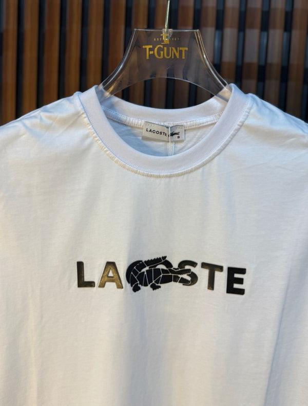 V.D Locaste Normal Yaka Tişört – Lacoste Logolu | Timsah Detaylı