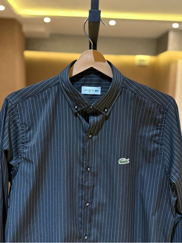 V.D Locaste Çizgili Gömlek – Lacoste Timsah Logolu