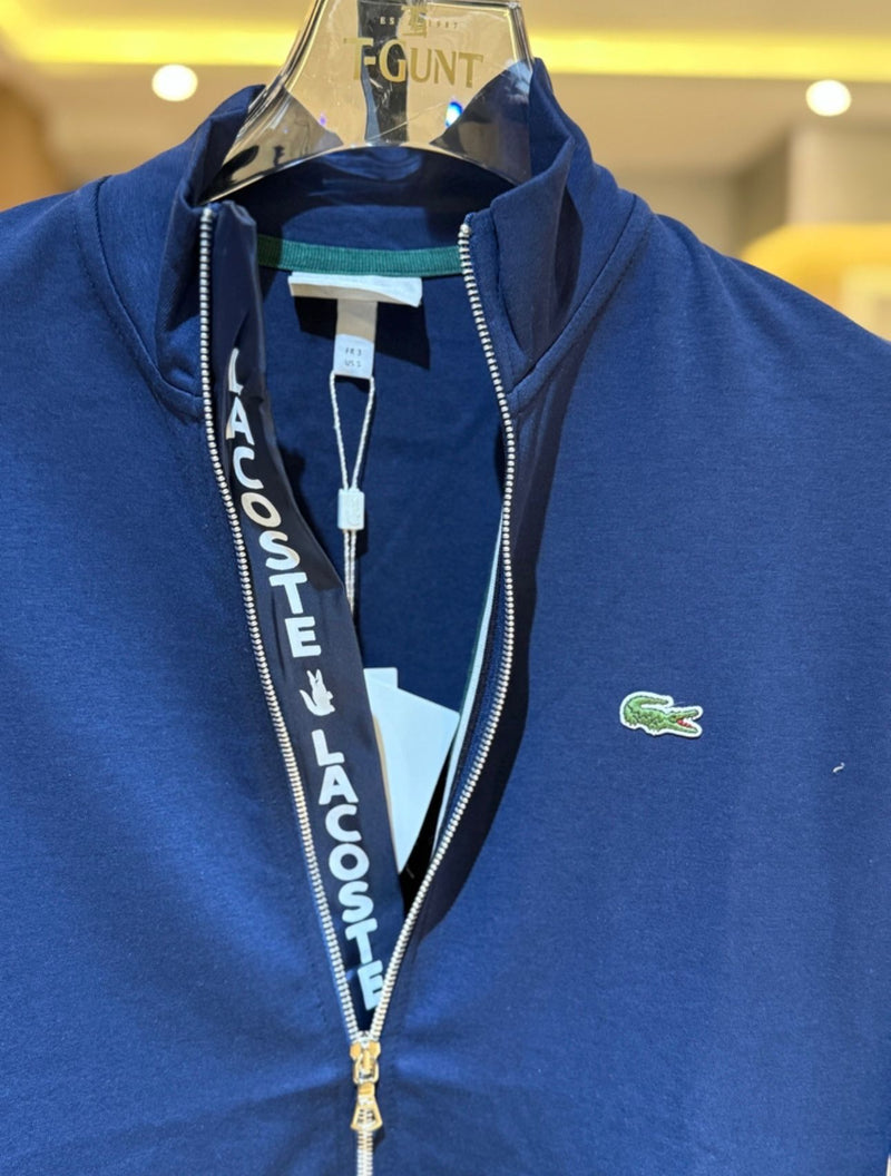 V.D Lacoste Logolu Fermuarlı Hırka – Çift Cepli