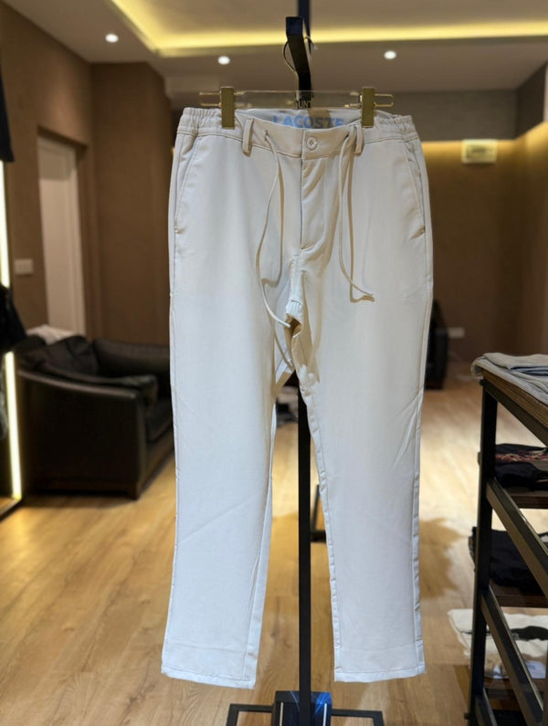 V.D Locoste Beyaz Slim Fit Pantolon